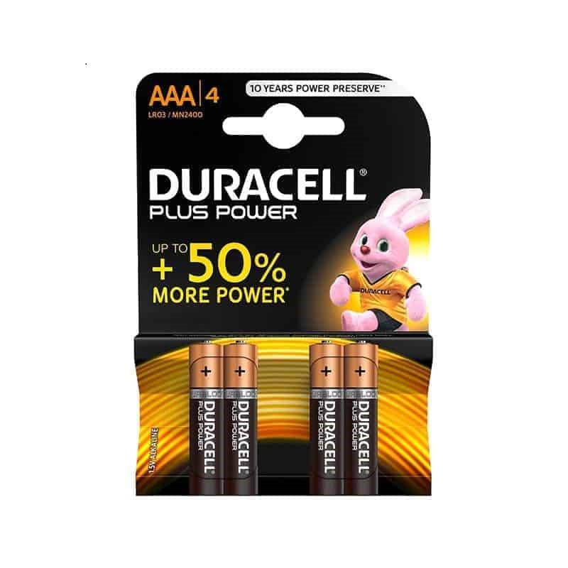 Batterie Duracell Plus Power Ministilo AAA (4 pz)