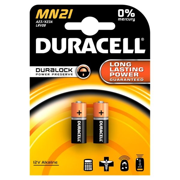 Batterie Duracell MN21 12V (2 pz)