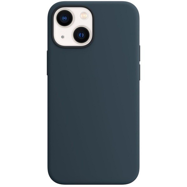 Custodia Silicone iPhone 13 mini Blu