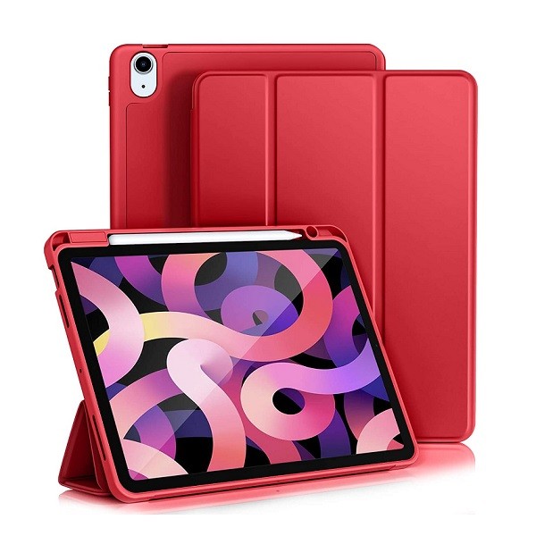 Custodia in Silicone per iPad Air 4a / 5a generazione - iPad Pro 11" 2a / 3a generazione colore Rosso