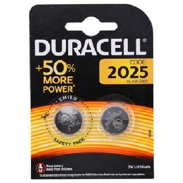 Batterie Duracell CR2025 (2 pz)