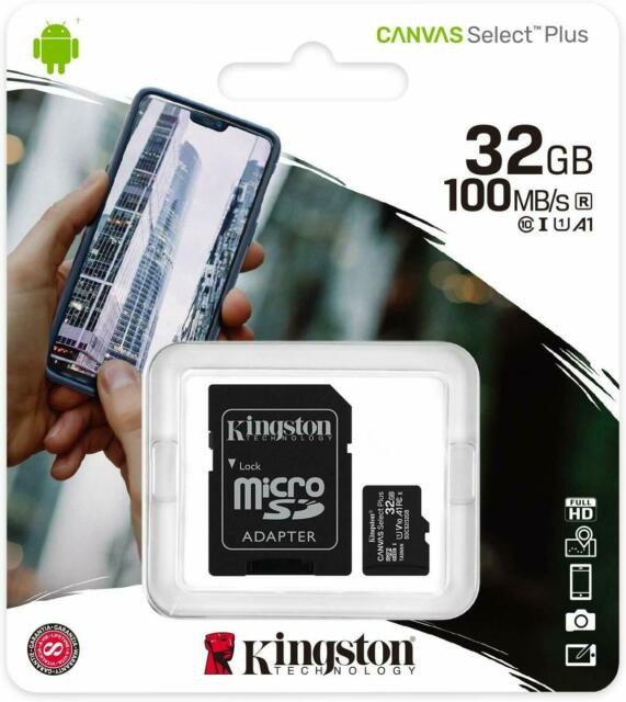 Scheda memoria 32GB Kingston MicroSD Classe 10