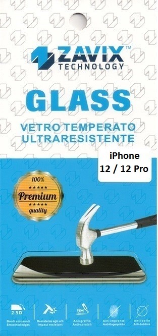 Pellicola vetro iPhone 12 / 12 Pro