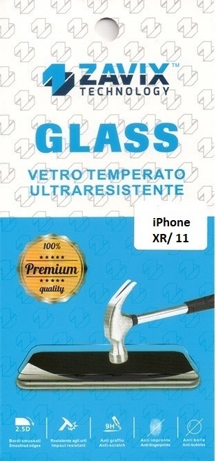 Pellicola vetro iPhone XR / 11