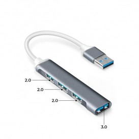 Adattatore HUB USB - 4xUSB 