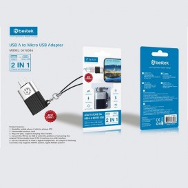 Adattatore Bestek da USB-A a MICRO USB - BK76586