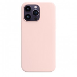 Custodia in Silicone per iPhone 14 Pro Max colore Rosa Sabbia 