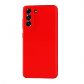 Custodia in Silicone per Samsung S21 FE colore Rosso