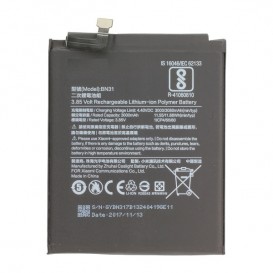 Batteria compatibile per Xiaomi Mi 5X - Redmi Note 5A - 5A Pro - Mi A1 - Redmi S2 - BN31