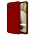Custodia Silicone Samsung A12 Rossa
